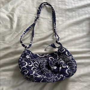 Vera Bradley Twirly Birds Navy Frannie Purse